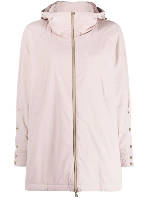 hooded zip-up jacket